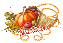 Gif animé félicitations légumes